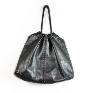 Michael Kors Silver Metallic Studded Purse